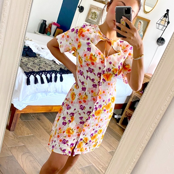 & Other Stories Floral Mini Dress - NEW - Picture 9 of 11